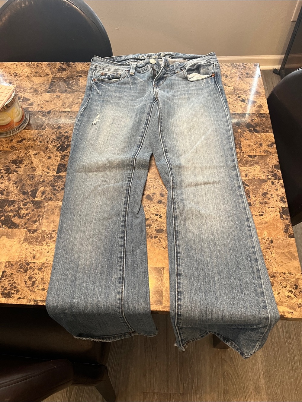 American Eagle Outfitters Light Blue Flare Jeans